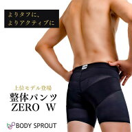 【よりタフに】整体パンツZERO W 24時間はく腰サポート はくだけ ベルトいらず ムレない 骨盤パンツ サポ…