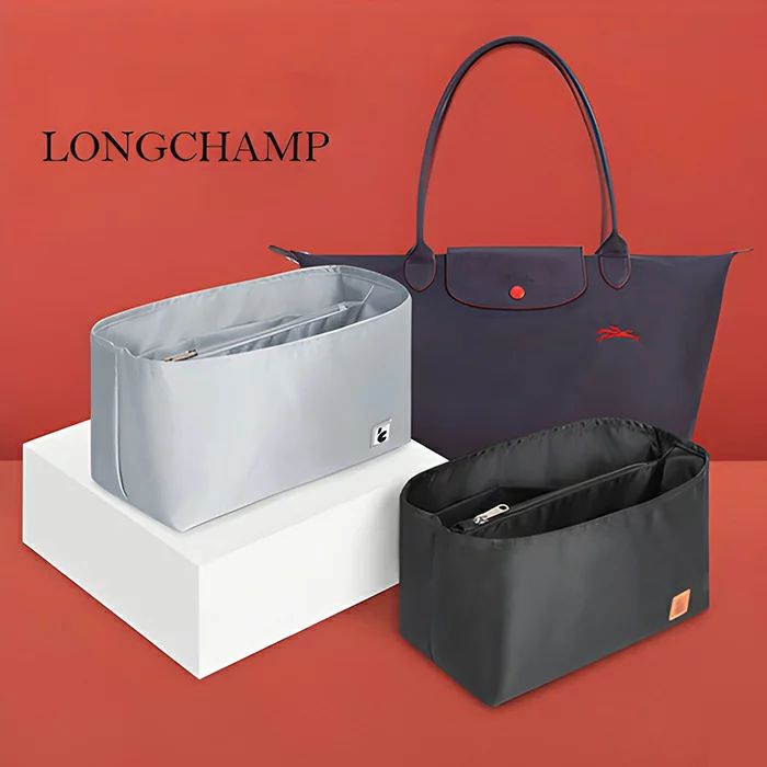 【楽天市場】ロンシャンバックインバック LONGCHAMPバッグ専用 ロンシャン ファスナー バッグインバッグ 軽い 綾織り 洗える 仕切り ...