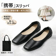 【ポイント5倍★最短翌日お届け】携帯スリッパ レディース 収納バッグ付 携帯シューズ 学校行事 折らない…