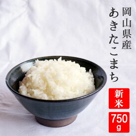 岡山県産 あきたこまち 750g(5合)【令和4年産】【岡山県から直送】真庭市 旧北房町 地域限定【送料無料】【メール便】注)時間指定・代金引換はできません