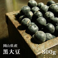 岡山県産 黒大豆 300g 【令和7年産】【メール便】【送料無料】注)時間指定・代金引換はできません