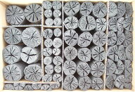 なら炭(楢炭)道具炭 「炉用茶の湯炭」6手前組炭(種炭入り)約6Kg入り　超お勧め