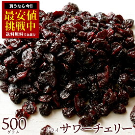 サワーチェリー「爽やかな酸味とジューシーな味わいのドライサワーチェリー500g」 送料無料 [ 着色料無添加ドライフルーツ さくらんぼ チェリー トルコ産 ]