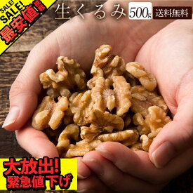 くるみ 胡桃 生クルミ 送料無料 500g ［ 無添加 ウォールナッツ 製菓 製パン 菓子材料 セット 業務用 お取り寄せ お徳用 通販 ]