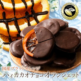チョコ オランジェット 「ハイカカオチョコレートの稀少愛媛県産ブラッドオランジェット 360g(180g×2袋)」 送料無料 [ チョコレート チョコ 国産 高カカオ ]