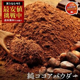 ピュアココア 「純真ココア 500g」 送料無料 [ ココアパウダー 無糖ココアパウダー おすすめ 高級ココアパウダー 料理用 業務用 純ココアパウダー 通販 ] 【土日を除く翌日出荷対応】