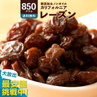 緊急ゲリラセール レーズン ノンオイル 「麗しのレーズン850g」 送料無料 [ ノンオイル 無添加 砂糖不使…