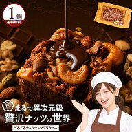 お試し ブラウニー 1個 「あり得ない程贅沢ナッツ三昧!ごろごろナッツナッツブラウニー」 送料無料 [ プ…