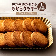 【期間限定 クーポンで30%OFF】 おからクッキー 「おから100%の純粋なダイエットおからクッキー1kg」 送…