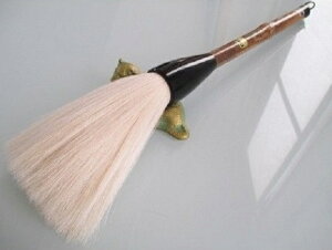 一休園 仁王 1号(定価9,900円 白馬尾毛)【特大筆 大字作品用 大字書用 書道パフォーマンス】