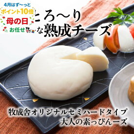4月はず〜っとポイント10倍！大人の素っぴんチーズ 商品と一緒に購入がおすすめ！牧成舎のオリジナル熟成チーズ 送料別プレゼント 食品 国産チーズ セミハード チーズ ギフト　母の日