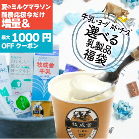 マラソン20％増量＆クーポン【 訳あり乳製品福袋】 食品ロス 2025 福袋 食品 訳あり 在庫処分 訳アリ 牛乳 ヨーグルト 乳製品 詰め合わせ チーズ 牧成舎 訳あり福袋 ご挨拶 2025 スイーツ 送料無料 ワケアリ 中元 暑中お見舞い