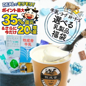 最大P35％還元＆今だけ20%増量中！訳あり 乳製品福袋 2026 食品ロス 福袋 食品 国産チーズ 在庫処分 訳アリ 牛乳 ヨーグルト 乳製品 詰め合わせ チーズ 牧成舎 スイーツ 送料無料 ワケアリ バレンタイン ギフト