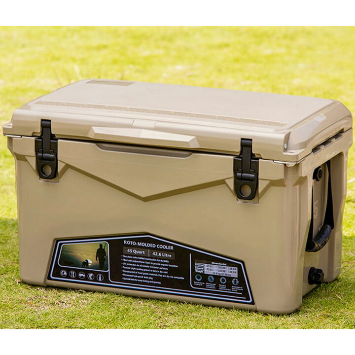 楽天市場】送料無料 クーラーボックス 小型 42.6L 45QT ハードクーラー 