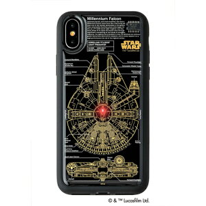 STAR WARS X^[EEH[Y ObYRNV FLASH M-FALCON A[g iPhone XP[X  F10By[J[z