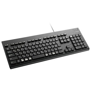 エレコム 洗える 抗菌 有線キーボード 1.6m ブラック TK-WS01UMKBK【メーカー直送】