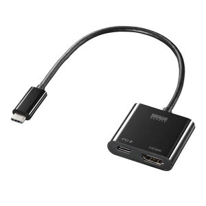 TTvC USB Type C-HDMIϊA_v^(4K/60Hz/PDΉ) AD-ALCPHDPDy[J[z