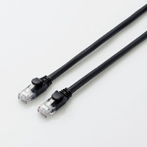 ELECOM Cat6A LAN�P�[�u��(�X�^���_�[�h) 5m BK LD-GPA/BK5