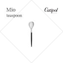 【 正規品 】クチポール ミオ ブラック コーヒー ティースプーン 1本 コーヒーティースプーン スプーン 一人 1本 cutipol mio black coffee tea spoon 誕生日 新生活 結婚祝い プレゼント ギフト プチギフト お返し 実用的