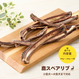 ペットフード研究所 鹿スペアリブ 鹿肉あばら骨 肉付き 鹿骨 ジビエ 大型犬 中型犬 小型犬のおやつ 犬用 歯磨きガム 高たんぱく 低脂質