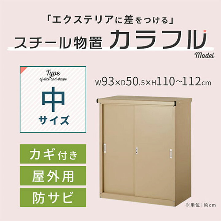 楽天市場】収納庫 屋外 物置 おしゃれ 小屋 倉庫 庭 物置き 中型 
