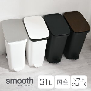 スムース ペール ゴミ箱 袋 見えない ソフトクローズ ホワイト/ブラック/メタル/ウッド インテリア家具と雑貨 L ikea i DTB600081