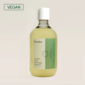 ティーツリースカルプリフレシングシャンプー 320ml クレンジング ヘアケア　ヘッドスパ　頭皮ケア　シャンプーオーガニック 鎮静 保湿 水分ケア 低刺激 Tea tree shampoo