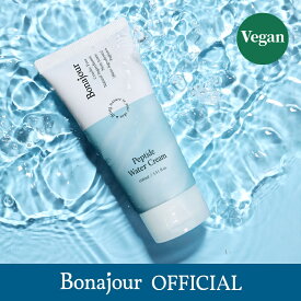 ペプチド ウォータークリーム 100ml / ヒアルロン酸 保湿 ビーガン スキンケア 水分クリーム 脂性肌 パンテノール ベタつかない