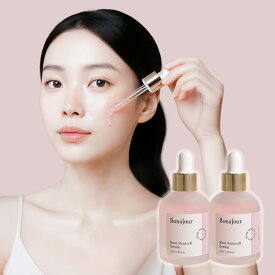 【2個セット】【ローズPDRN】 ローズステムセルセラム 30ML +30ML / 4GF バラ 韓国コスメ 美容液 ツヤケア ブライトニング