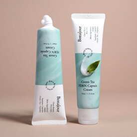 グリーンティーPDRN カプセルクリーム50ml / ラクトPDRN スクワランカプセル 11種のヒアルロン酸 インナードライケア 100時間保湿