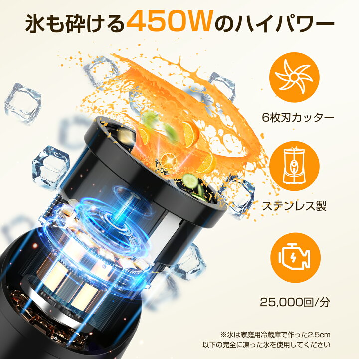 楽天市場】【P10倍☆レビュー特典付】ミキサー 氷も砕ける【レシピ付 