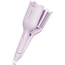 MiroPure ヘアアイロン カール ウェーブアイロン 34mm 挟むだけで可愛い カールアイロン 実現 140℃～200℃ 千万級マイナスイオン吹出 やけど防止 初心者向けカールアイロン プレゼントも最適 海外対応 PSE認証済 日本語取扱説明書付き パープル/ピンク