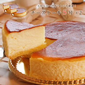 【魔法の口解け・まろやか食感】★ふわとろチーズケーキ【5号×2セット(15cm)】お家でデコレーション♪お歳暮などパーティやプレゼント用ケーキの土台にも お誕生日 チーズケーキ 母の日 残暑お見舞い 記念日 お盆 お中元