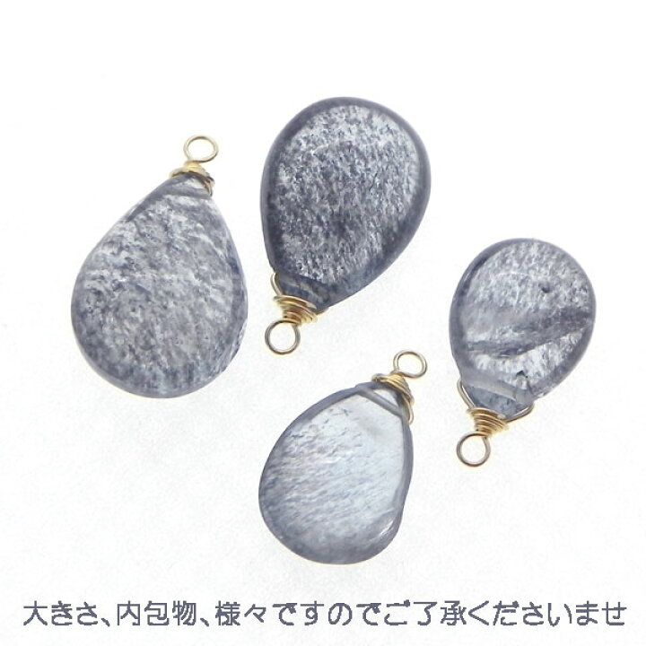 楽天市場】【天然石チャーム】モスアクアマリンチャームプレーンカット 