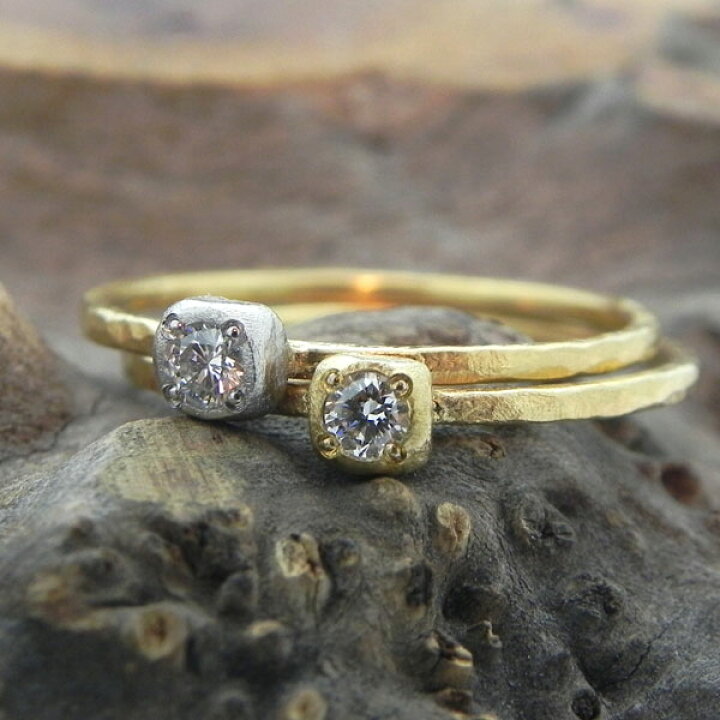 楽天市場】【指輪】0.06ct Diamond Ring☆ダイヤ0.06ct 22金リング一粒 
