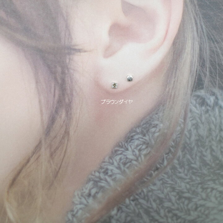 楽天市場】【ピアス】Pt950の0.02ctダイヤ入りセカンドピアスプラチナ  