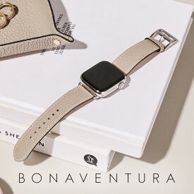 【BONAVENTURA公式】アップルウォッチ Apple Watch レザー バンド シュリンクレザー シルバー/ゴールド/ブラック 38mm/40mm/41mm/42mm/44mm/45mm/49mm 対応 本革 高級 ブランド BONAVENTURA ボナベンチュラ T40SSV T40LSV T44LSV T40SRG T40LRG T44LRG T40SBK T40LBK T44LBK