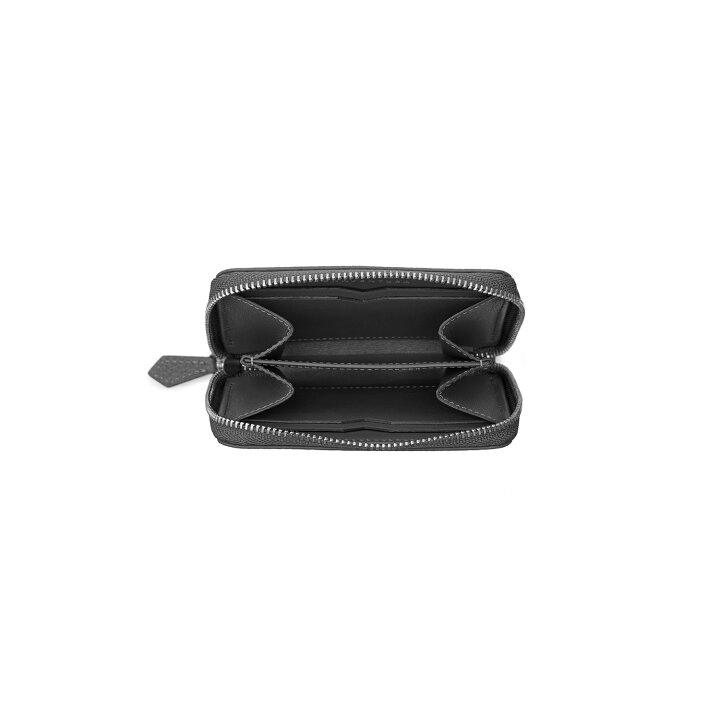 完売品 美品 BONAVENTURA スモール ラウンドジップ ウォレット 黒