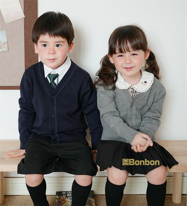 楽天市場】カーディガン キッズ 子供服 Vネック スクール 女の子  