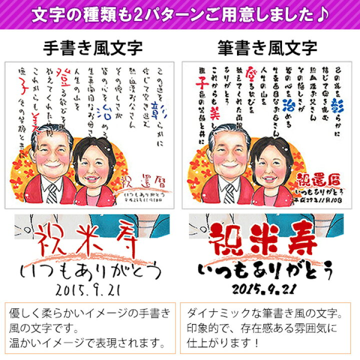 喜寿 似顔絵ポエム 朱色色紙額 名前詩 両親 似顔絵にちゃんちゃんこを着せることもできます 77歳 女性 名入れ 喜寿祝い 父 男性 ネームポエム 贈り物 母 お名前 祝い ネームインポエム