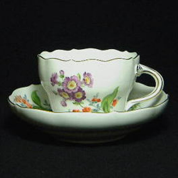 楽天市場】マイセン(Meissen) マルチカラー コーヒーC/S（二つ花）No 