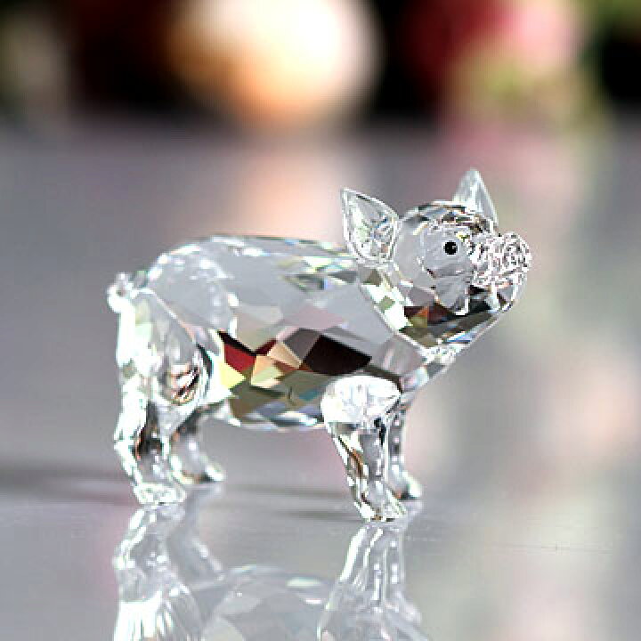 楽天市場】スワロフスキー 置物(Swarovski) 動物 子ブタ #swv5004707 
