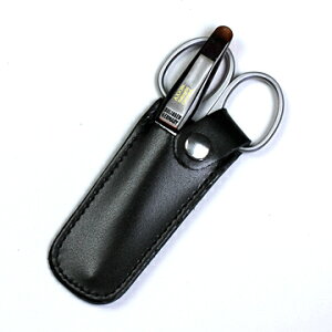 ゾーリンゲン(ドイツ)AXiON 2ピースセット(ドイツ製本革ケース入り) 鼻毛はさみ Ultimate(直刃)+通常爪ヤスリ #slg008030 【メール便は代引きには非対応です】