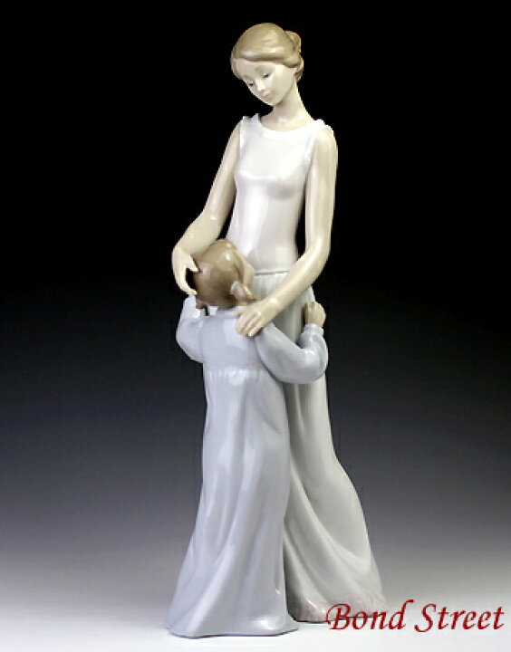 楽天市場】リヤドロ（Lladro リアドロ 陶器人形 置物） 母と子 大好き 