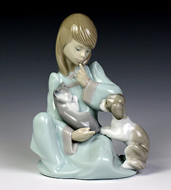 楽天市場】リヤドロ（Lladro リアドロ 陶器人形 置物） 少女 起こし 