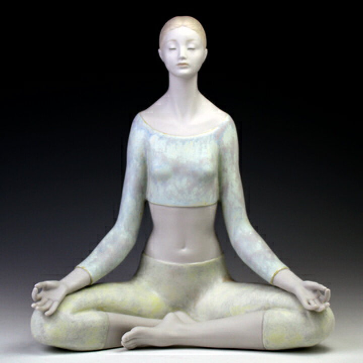 楽天市場】リヤドロ（Lladro リアドロ 陶器人形 置物） 乙女 Yoga 