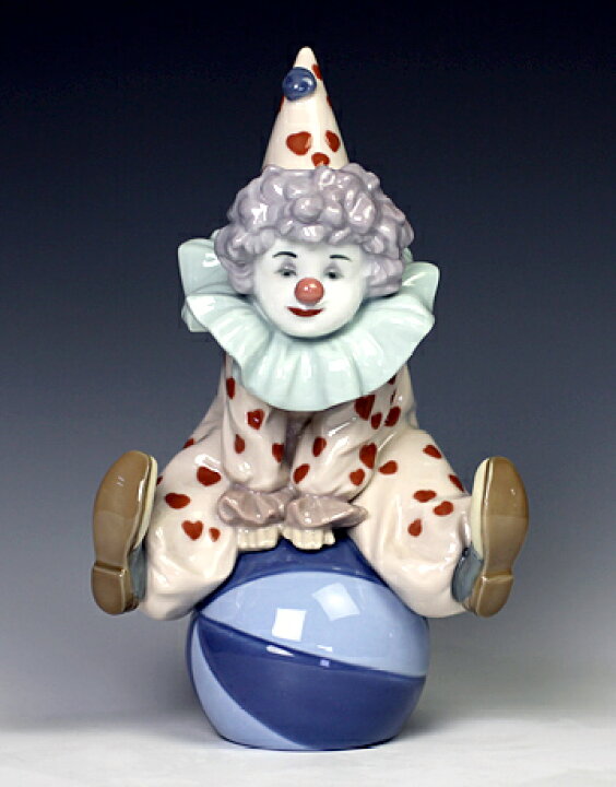 楽天市場】リヤドロ（Lladro リアドロ 陶器人形 置物） ピエロ ボール 