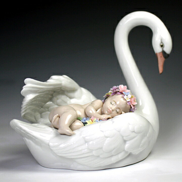 楽天市場】リヤドロ（Lladro リアドロ 陶器人形 置物） 赤ちゃん 夢の 