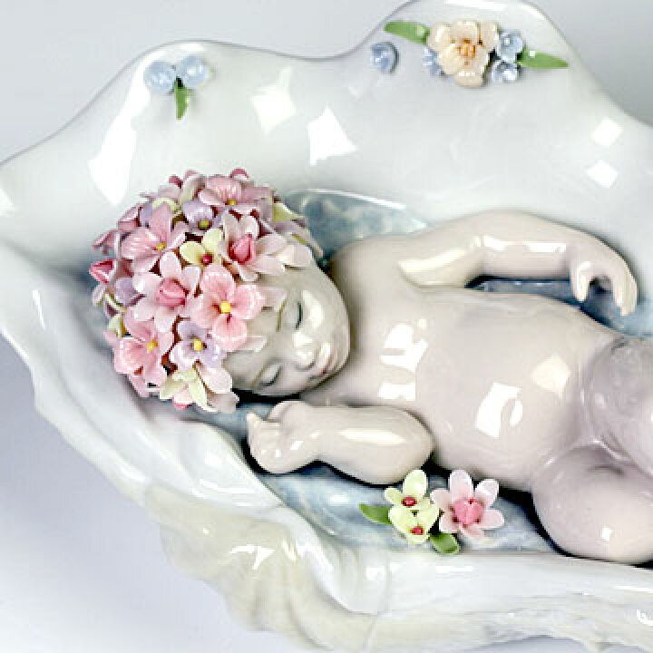 楽天市場】リヤドロ（Lladro リアドロ 陶器人形 置物） 赤ちゃん海の 