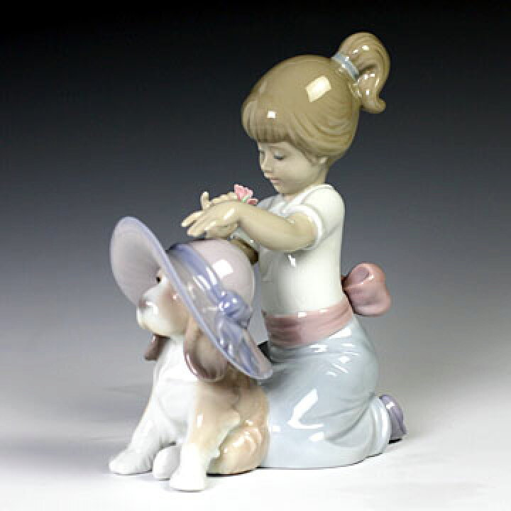 リヤドロ LLADRO リアドロ おめかししようね （LLADRO - 廃盤 LLADRO  